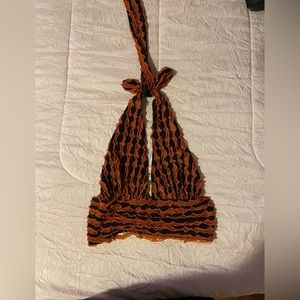 tie up party crop top